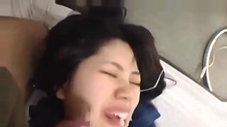 this korean girl has been blessed with huge floppy tits