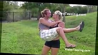 woman fight defeat men lift carry