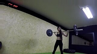 big tits in gym fuck hard