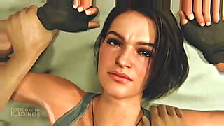 Jill Valentine se fait remplir le cul serré de sperme.