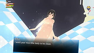 Hentai 3D: Chica sumisa sirve a la diosa del baño