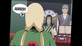 Naruto et Tsunade s'engagent dans une rencontre Hentai passionnée.