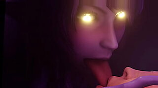 Wprawny blowjob i intensywna akcja analna demona w animacji 3D.